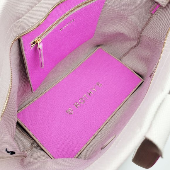NWT Rothy's Essential Tote Bag in Lilac Haze (Light Pink, Purple, Grey Hues) - Picture 7 of 11